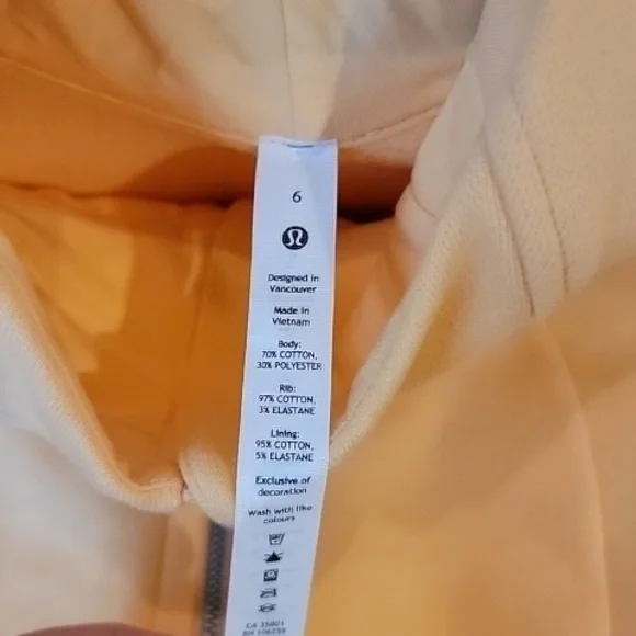 SOLD*** Scuba Full-Zip Cropped Hoodie - Summer Glow - 6 - Picture 8 of 12